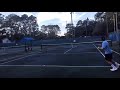 Recent college tennis player mcenroe the wall vs fiterer ntrp 40 highlights  20 challenge