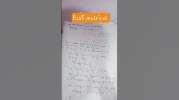 Pauli matrices