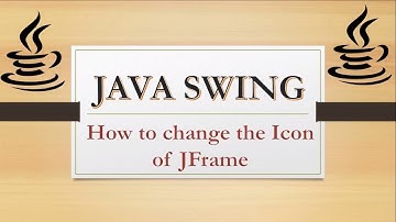how to change jframe icon || how to set icon of jframe via code || #5