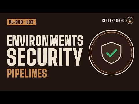 PL-900 Lesson 3: Power Platform Administration | Environments, Security, Data Policies, Pipelines