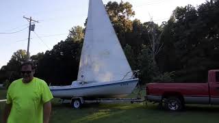 MacGregor  Mast and Sails inspection.  ON  6.4 meter 1977 sail boat.
