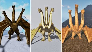Evolution of Ghidorah In Roblox Games