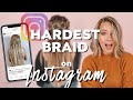 Trying the HARDEST BRAIDS on Instagram Ep. 2 - Kayley Melissa