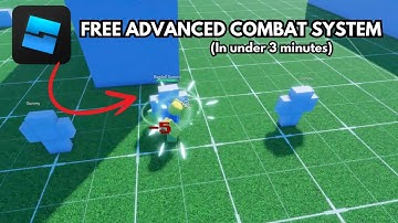How to make an ADVANCED combat system in Roblox Studio FOR FREE in under 3 MINUTES!!