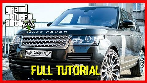 How to download and install range rover mod in GTA v easy way