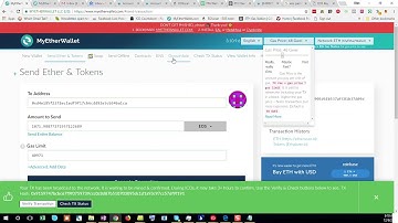Video 2   Paring Your Ether Wallet with an EOS Key