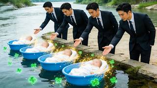 Lost Quadruplets Found In A River! 4 Tycoons Spoiled Them Into Legends!