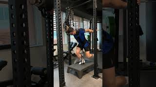 KBOX 1 Leg Flywheel Squat #shorts #sports #flywheel #kbox #yoyo #athlete #football #exercise