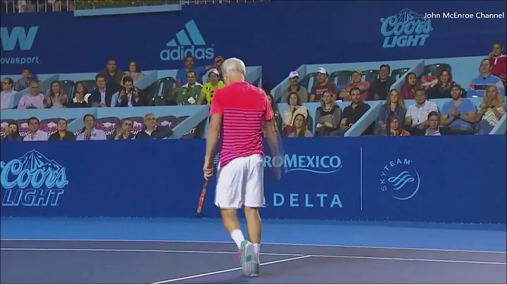 Pete Sampras vs McEnroe Final - Monterey Highlights