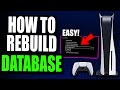 How To Rebuild Database On PS5 - Make Your Playstation 5 Run Like New Again!