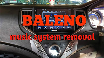 HOW TO REMOVE BALENO Music system #baleno #howtoremove #musicsystemremoval