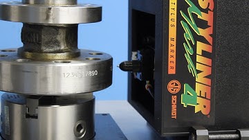 SCHMIDT Styliner Integration Head: Pin Marking Head Mounted on a Linear Slide