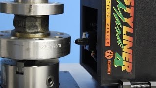 SCHMIDT Styliner Integration Head: Pin Marking Head Mounted on a Linear Slide