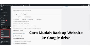 Cara Backup  Website Wordpress Secara Otomatis