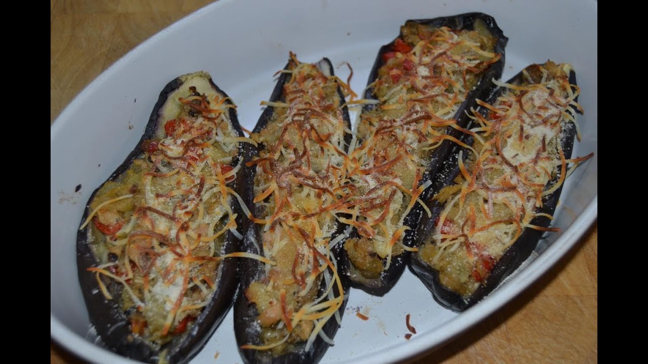 Tuna Stuffed Eggplants YouTube