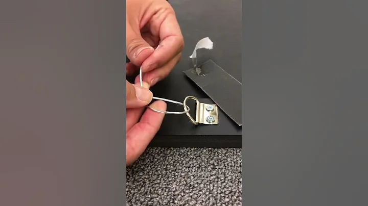 #SECRET #knot to hang a picture frame - #shorts