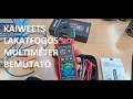 KAIWEETS lakatfogós multiméter KC-602 bemutató