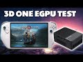 ABXYLUTE 4080m EGPU God of War 2018 performance test 3D and 2D.