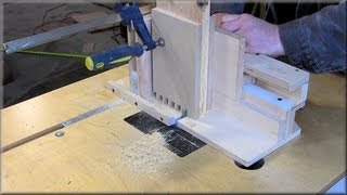 Trying out my box joint jig on the router table. Build article for this jig: https://ibuildit.ca/projects/making-the-advanced-box-joint-jig/