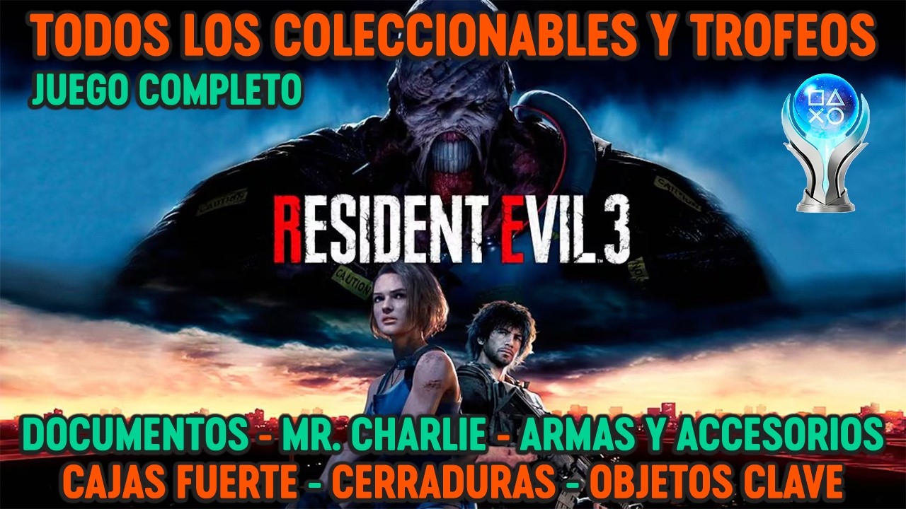 Resident Evil 3 Remake - LOCALIZACIÓN Todos los COLECCIONABLES y ...