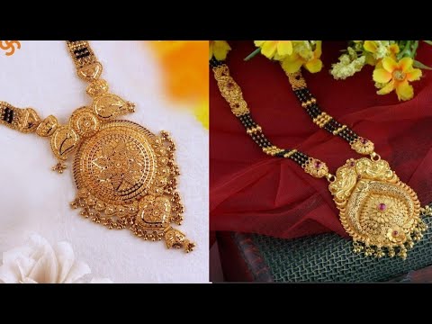 Traditional Gold Mangalsutra Designs || Heavy Mangalsutra Designs - YouTube