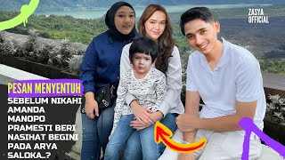 Pesan Menyentuh❗Sebelum Nikahi Amanda Manopo Pramesti Beri Nasihat Begini Pada Arya Saloka..?