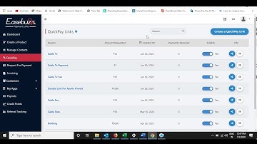 Easebuzz Quick Pay Link Tutorial