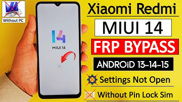 All Redmi MIUI 14 FRP Bypass Without PC 2026 | All Redmi Android 13/14/15 Google Account Bypass