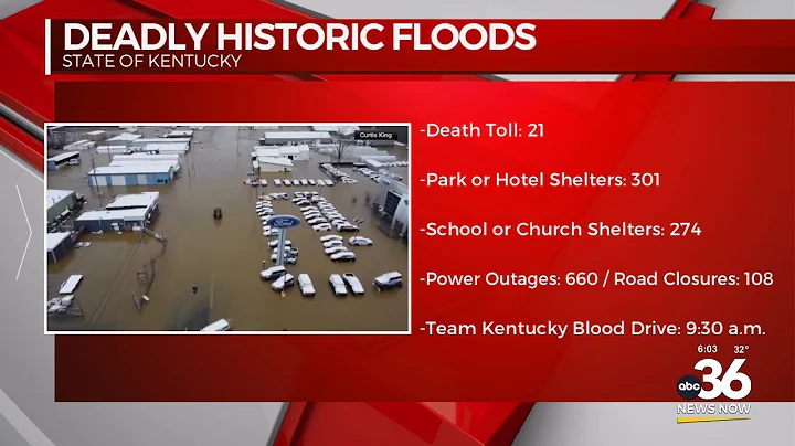 Deadly historic Kentucky floods latest