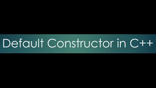 25  Default Constructor