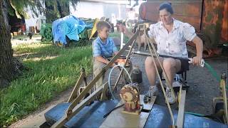 Land Pride finish mower | Changing the gear oil and greasing it