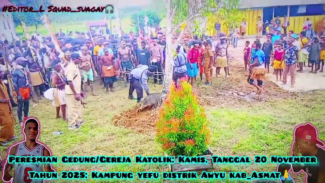 Lagu Suku Awyu terbaru 2025_peresmian gedung/Gereja Katolik 🙏