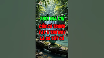 TUỔI GIÀ CÓ TRONG TAY 5 THỨ NÀY LÀ CÓ TẤT CẢ  #songtotmoingay #trietlycuocsong