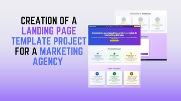 Landing page template project for a marketing agency in React, Vite, Typescript and Tailwind CSS