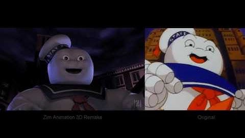 The Real Ghostbusters Intro 3D Remake vs Original