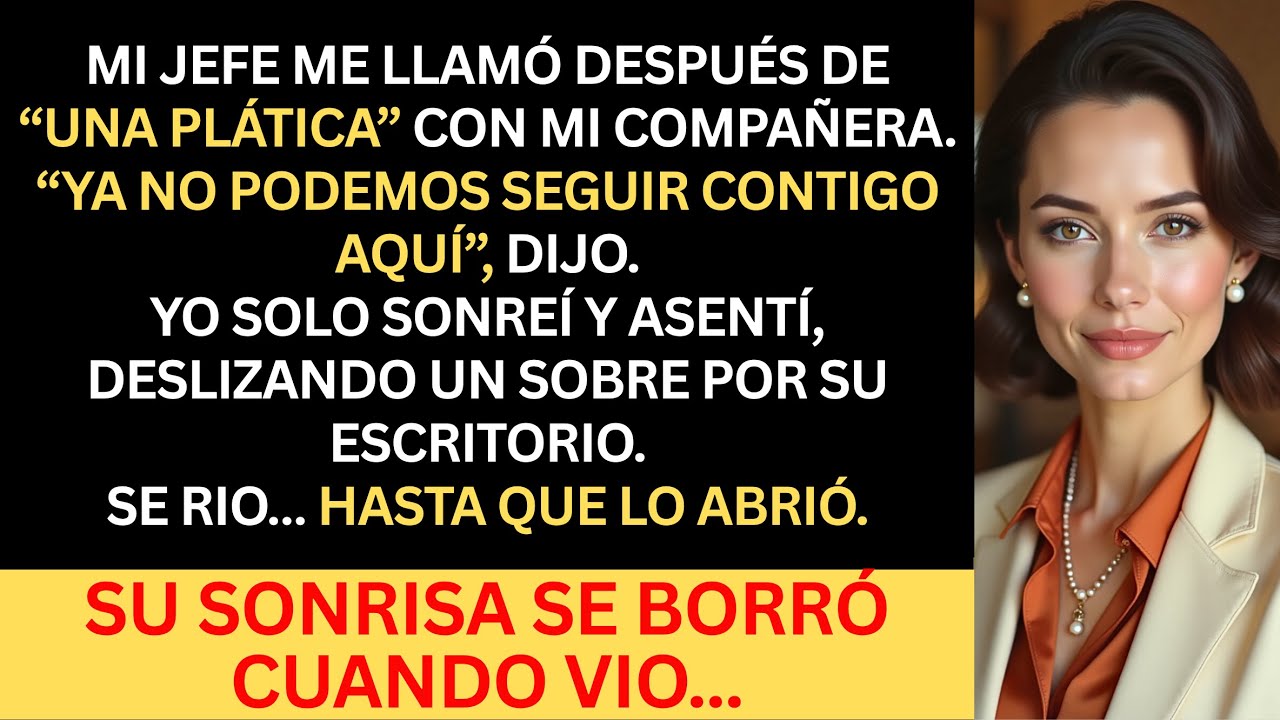 Mi jefe me despidió por creerle a una compañera — pero yo fui la que renuncié.