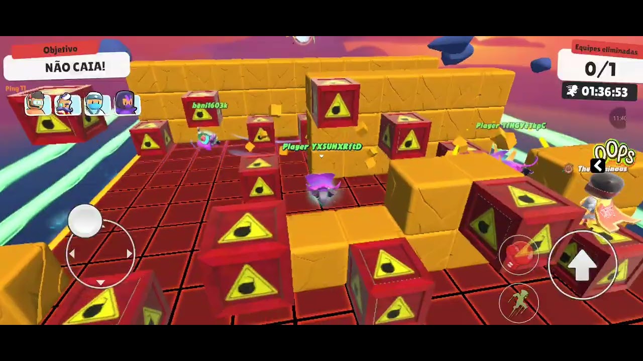 Minha segunda vez jogando stumble guys 