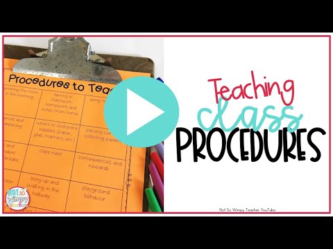 teaching-classroom-procedures