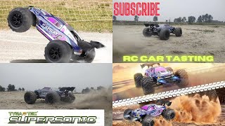 😲High speed tygatec super sonic rc car testing jumpscare...#monster#car #supersonic #testing #video
