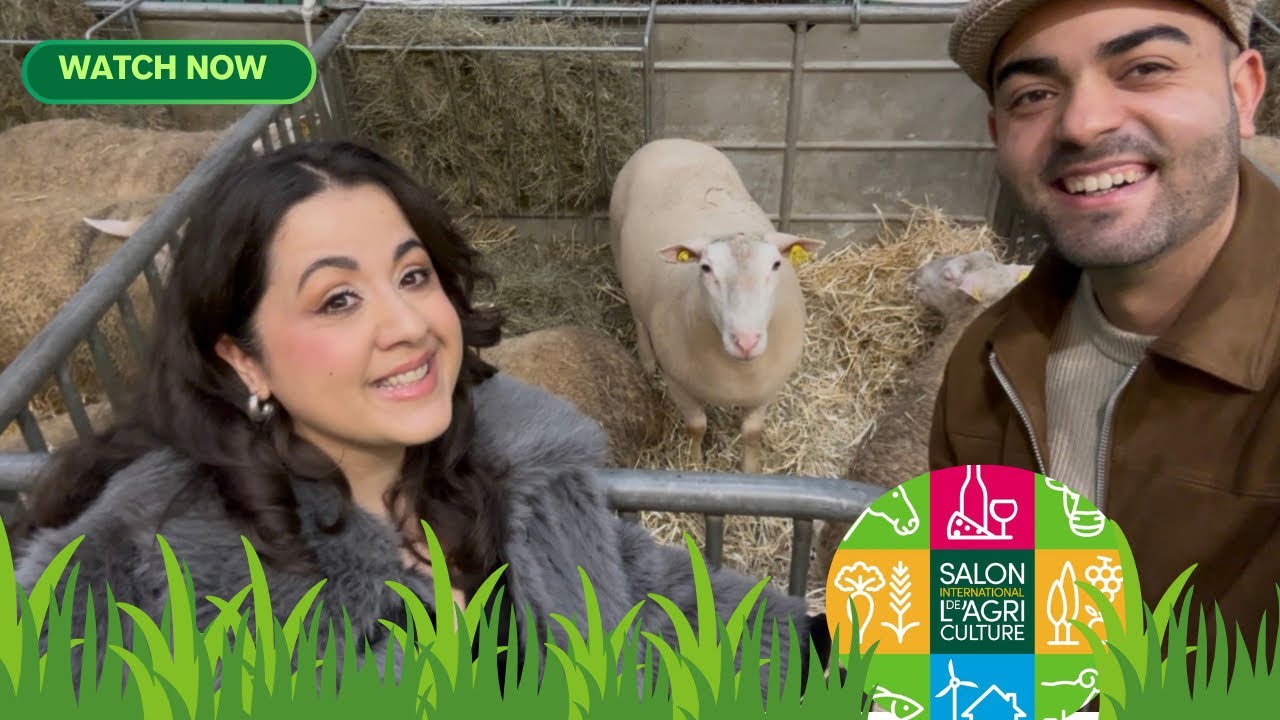 On Est PARTIS Au SALON DE L’AGRICULTURE et on a TROUVÉ ÇA…🚜🥕🌽🐔🐫🐏 #salondelagriculture #food #paris 