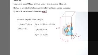 Solving Problems Using the Imperial System Video 3