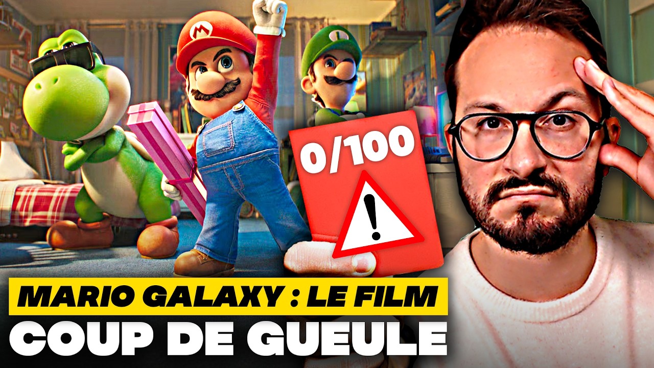 SUPER MARIO GALAXY Le Film : "C'est 0/10" 😡 Vraiment ?!  COUP DE GUEULE !!!