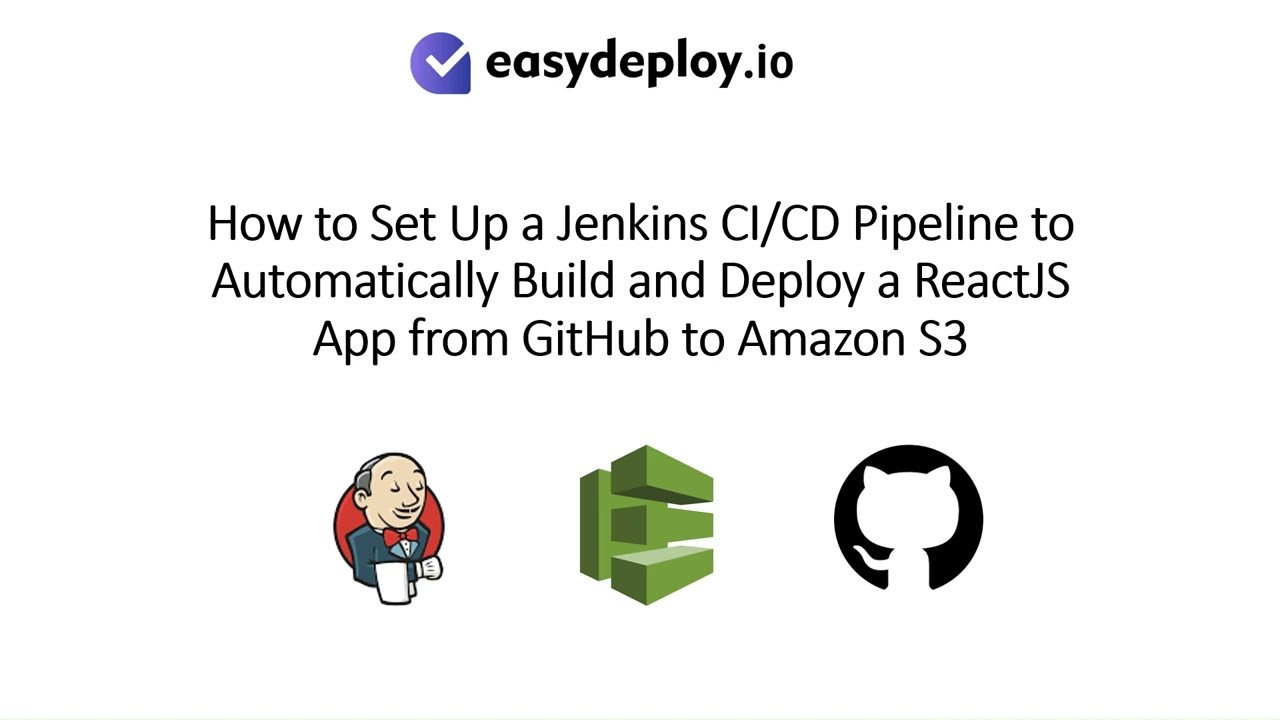How to Set up Jenkins CI/CD Pipeline to Build and Deploy a ReactJS App from GitHub to Amazon S3