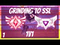THE LATE GRIND TO SSL | FROM GC3 TO SSL | ROCKET LEAGUE 1V1