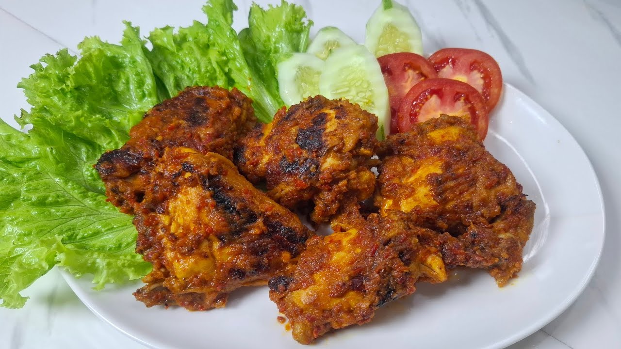 PARAH TERNYATA ENAK BANGET !! RESEP AYAM BAKAR BUMBU RUJAK Bumbunya enak banget