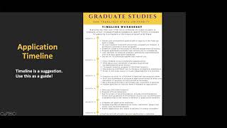 Impressive Graduate School Application Workshop