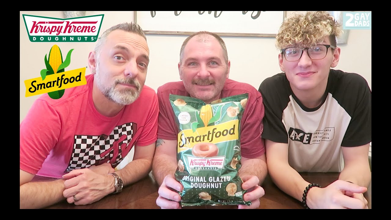 Krispy Kreme Smartfood Popcorn Review! YouTube
