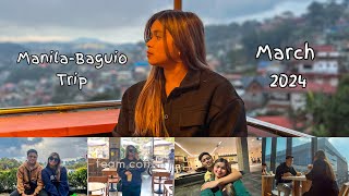 ManilaBaguio Trip with mylove  | DIY Travel, Coffee Shops☕, quality time | March 2024 | Vlog
