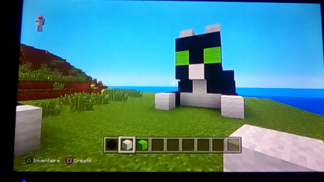 Tuto construction d un gros chat minecraft - YouTube