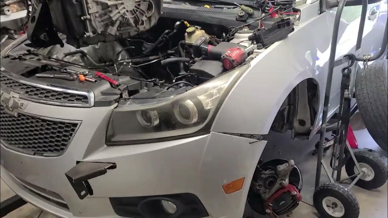 LFX swap Chevy Cruze 1.4 turbo to 3.6 V6 - Update - YouTube